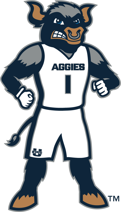 Utah State Aggies 2019-Pres Mascot Logo v2 iron on transfers for T-shirts